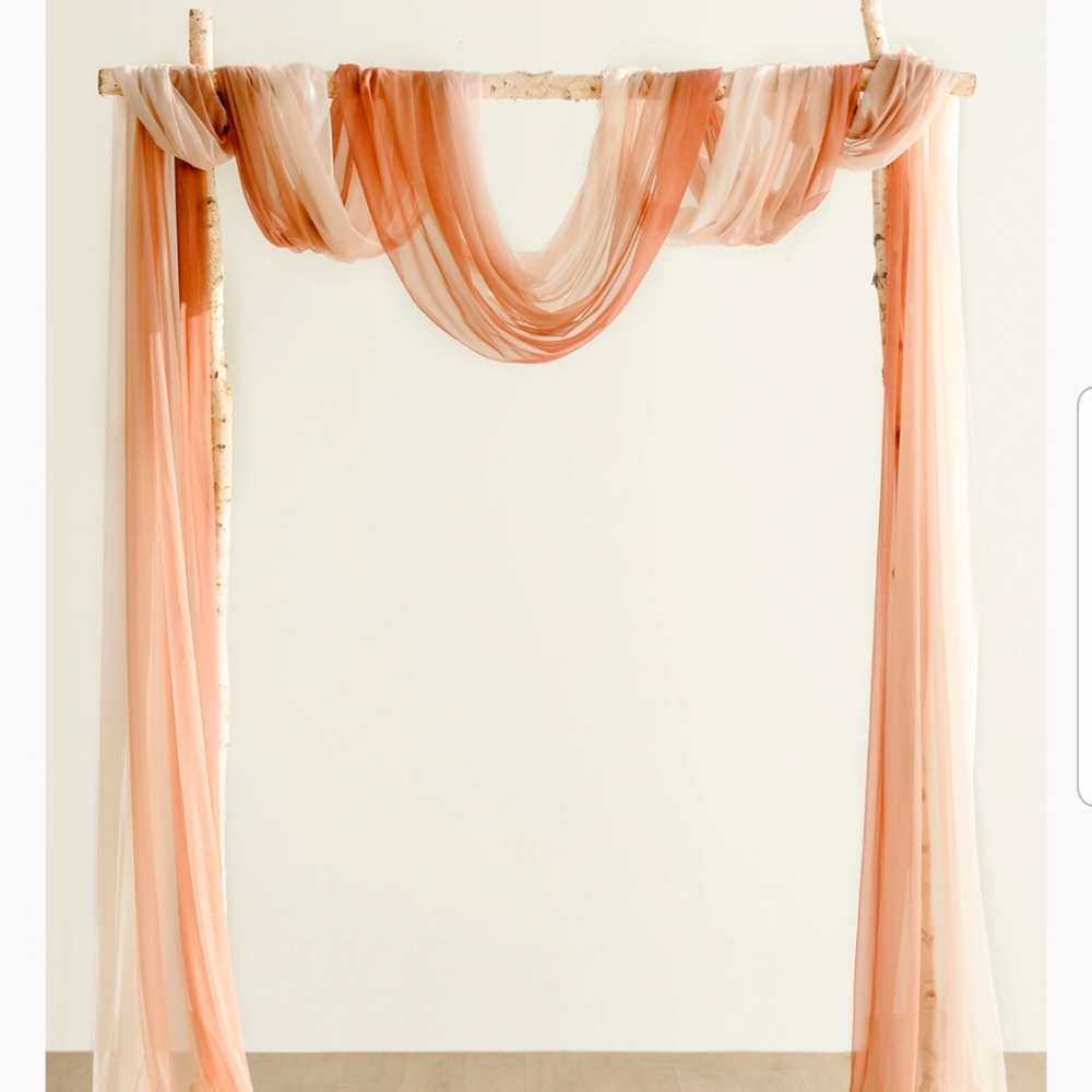 Wedding Arch fabric decor